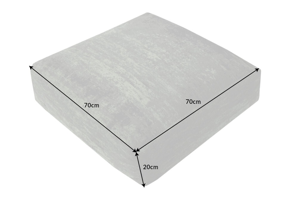 Design Bodenkissen XL MODERN ART 70cm grün abstraktes Muster Sitzpouf
