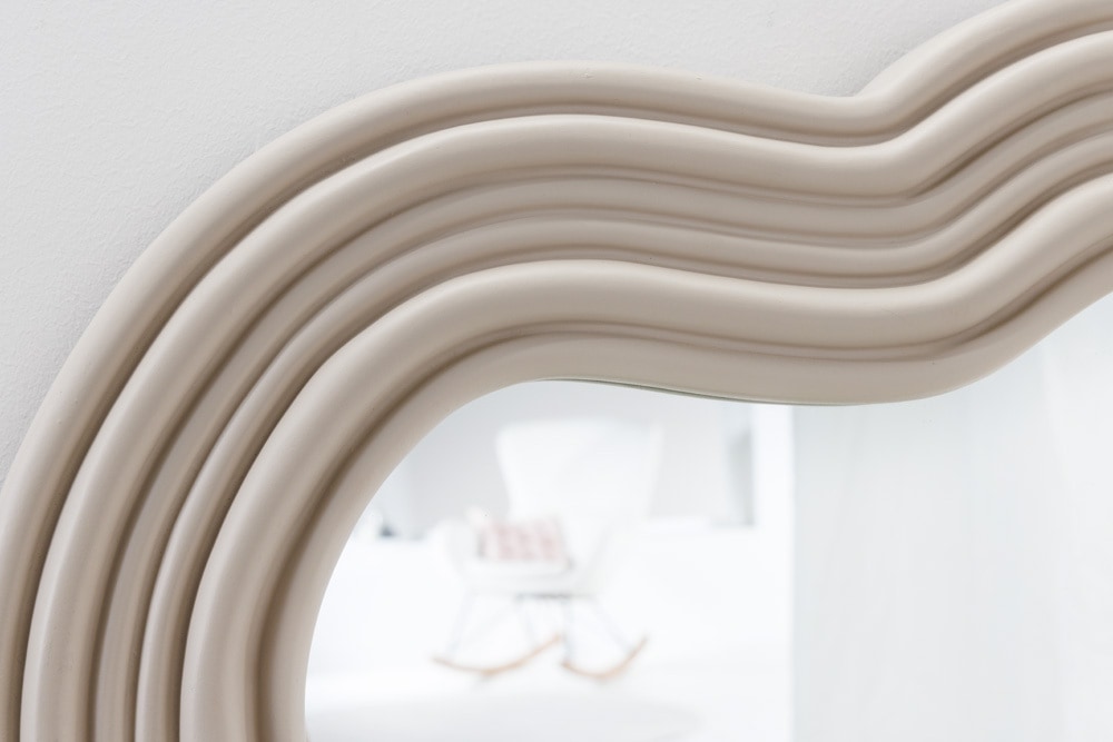 Design Wandspiegel ALICE II 100cm pastell greige