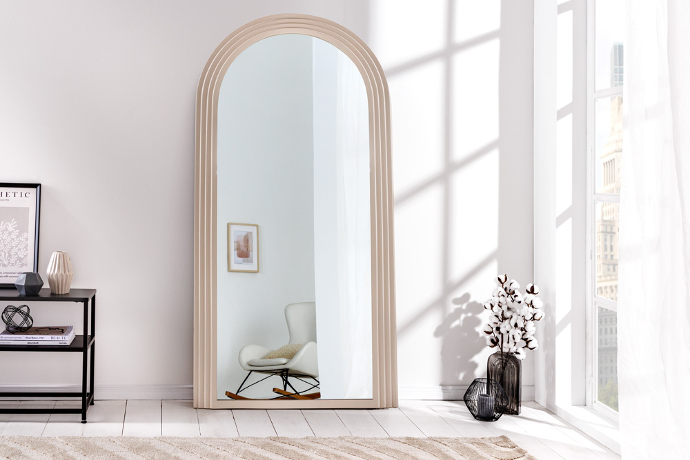 Design Wandspiegel ART DECO 160cm greige Design Wandspiegel ART DECO 160cm greige