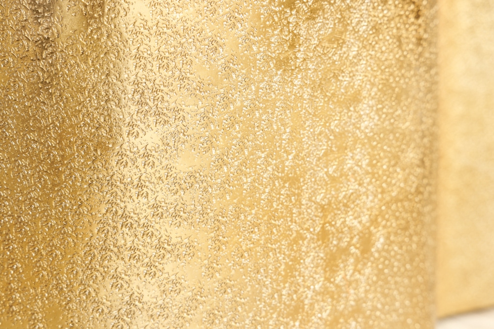 Design Couchtisch ORGANIC ORIENT 75cm gold Handarbeit