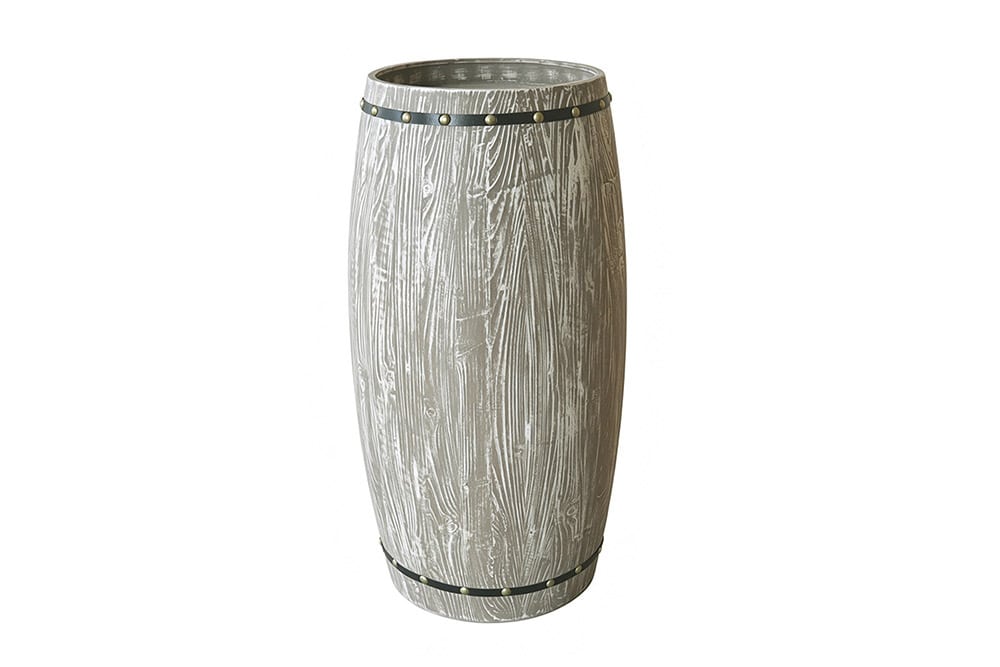 Shabby Chic Weinregal BODEGA 100cm natur Pinie Weinfass für 24 Flaschen