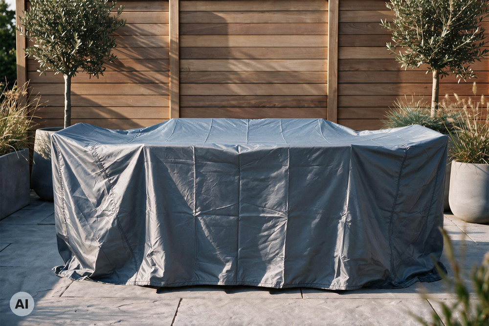 Wetterfeste Schutzhaube PRESTIGE PROTECT 210cm anthrazit Sonnenliege Abdeckung