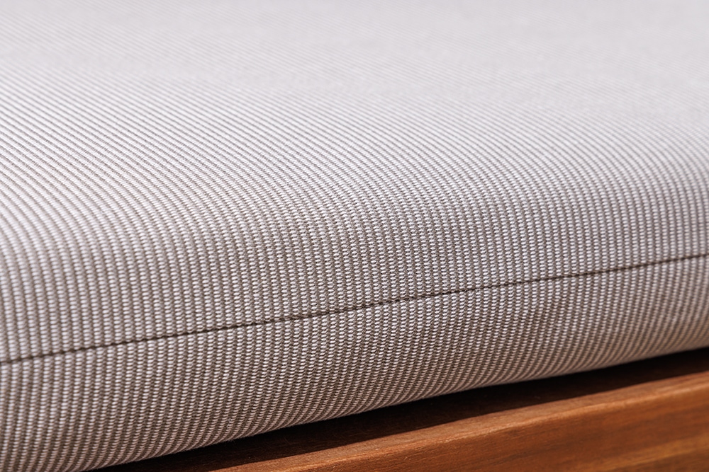 Outdoor Kissen ROG 45x110cm taupe Sitzkissen Polster-Auflage für 2-Sitzer Bank