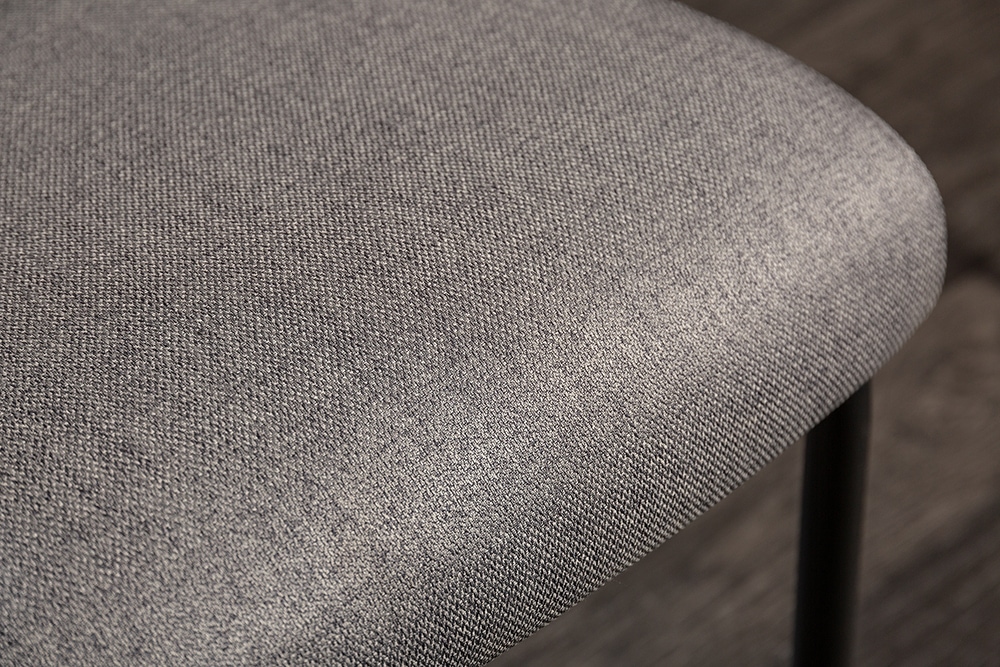 Moderner Freischwinger Stuhl COMFORT grau mit Komfortgriff