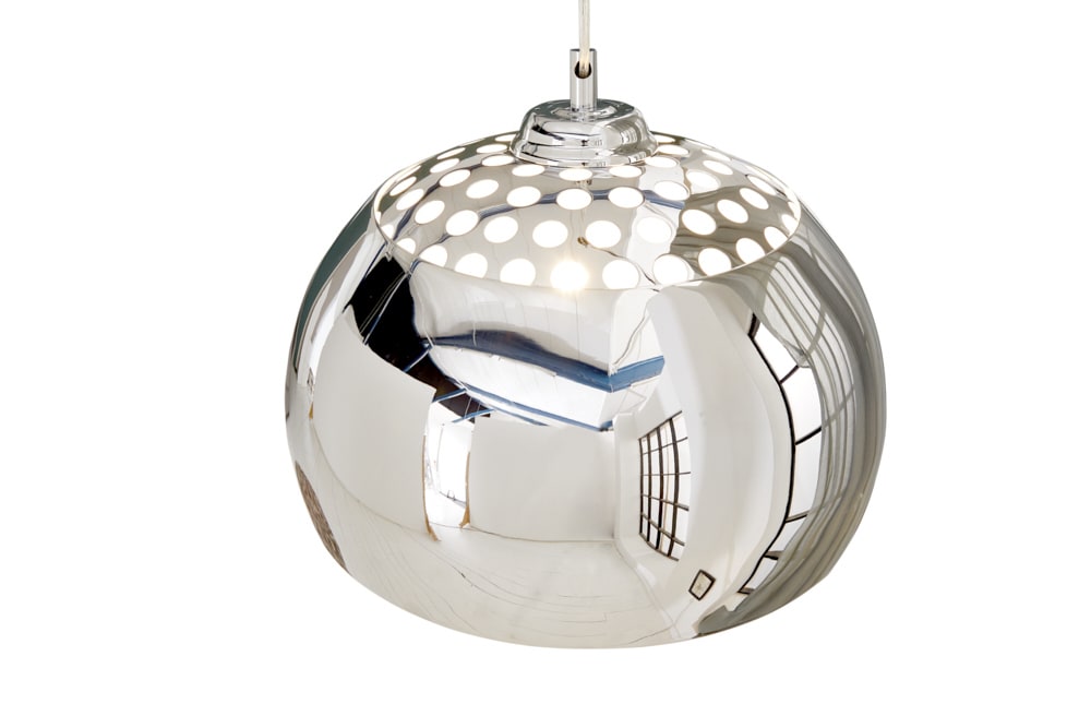 Designer Hängelampe CHROME BALL 32cm chrom Pendelleuchte Modern Design