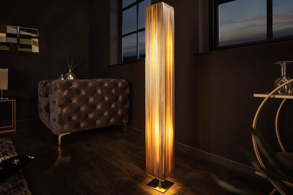 Moderne Designer Stehlampe PARIS 120cm gold Stehleuchte Moderne Designer Stehlampe PARIS 120cm gold Stehleuchte