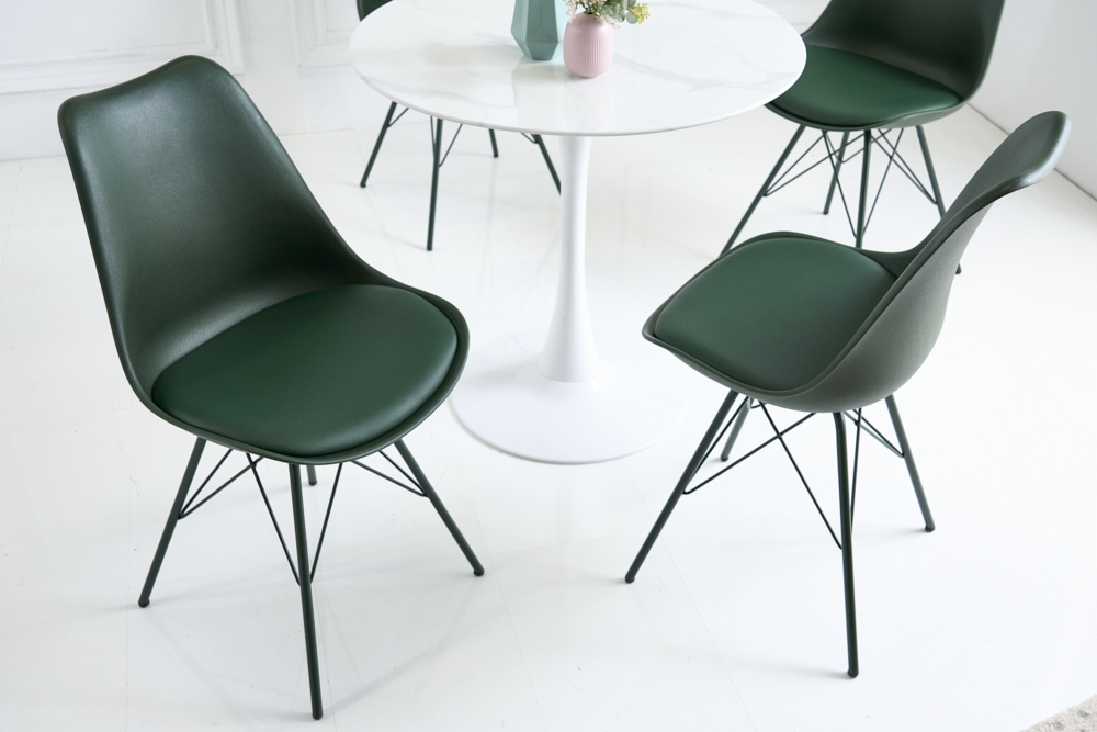 Retro Stuhl SCANDINAVIA MEISTERSTÜCK dunkelgrün