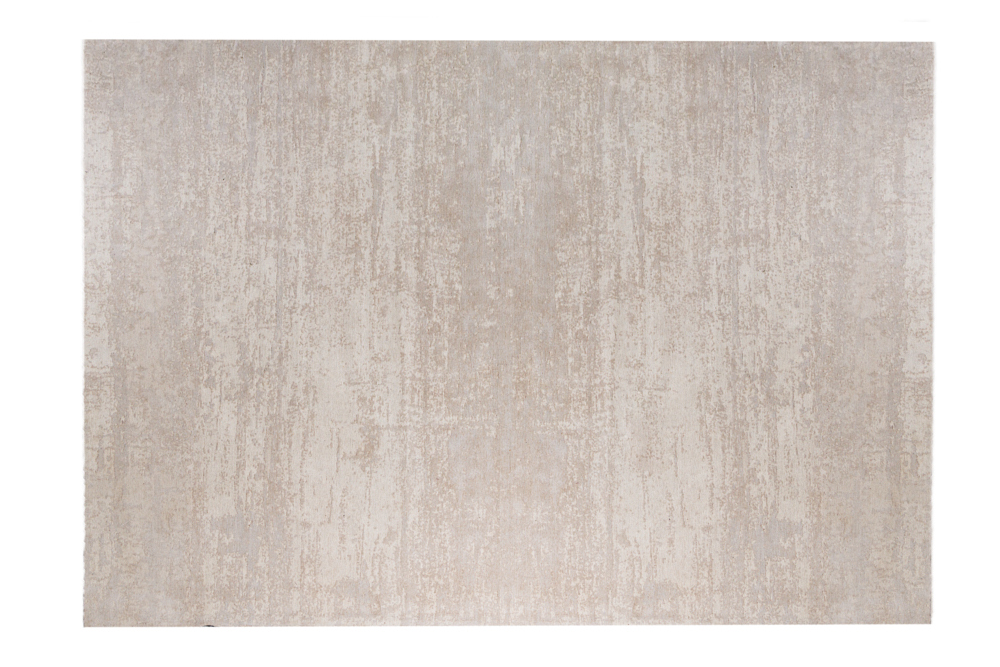 Design Teppich MODERN ART XXL 350x240cm beige Used Look Baumwolle Vintage Flachgewebe