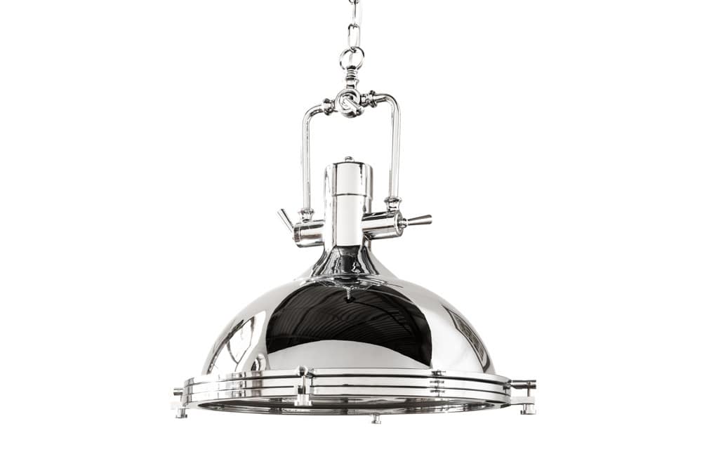 Industrial Hängelampe INDUSTRIAL 45cm silber Chrom Designklassiker