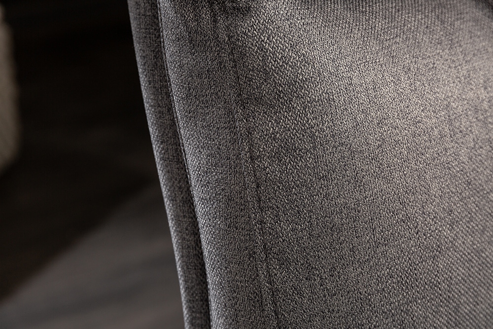 Moderner Freischwinger Stuhl COMFORT grau mit Komfortgriff