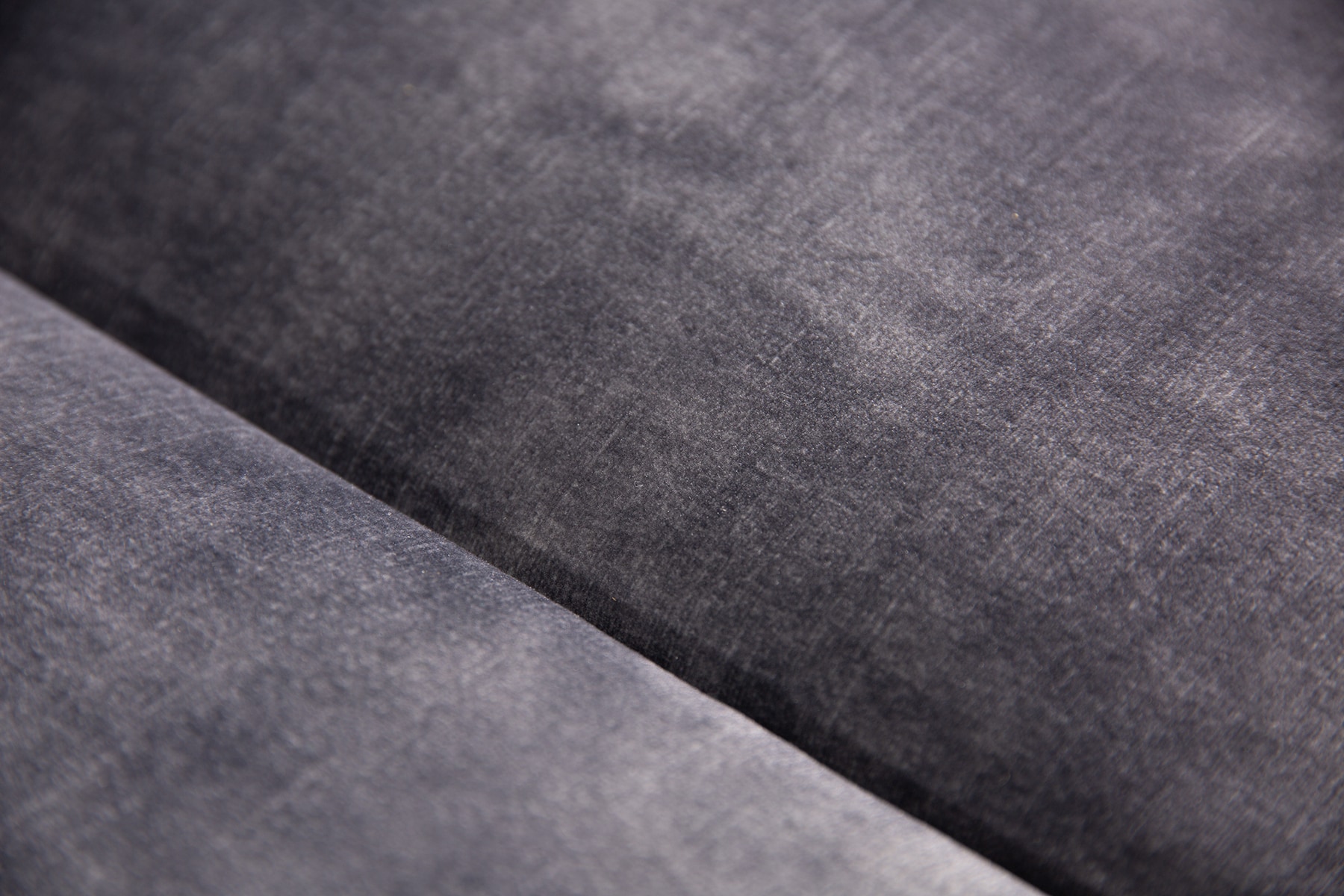 Chesterfield 3-Sitzer Sofa MODERN BAROCK 235cm dunkelgrau Samt Federkern Metallfüße