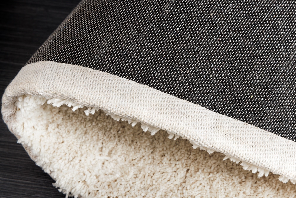Design Teppich ORGANIC 180x120cm creme Hochflor Indoor-Teppich organische Form