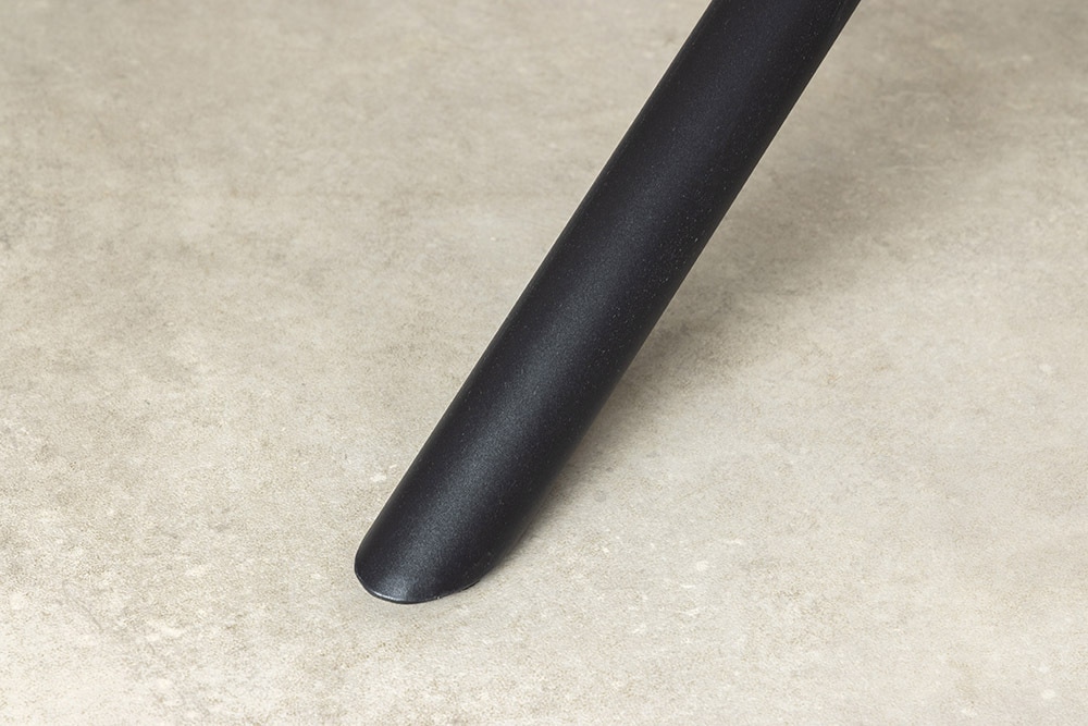 Design Esstisch OSAKA 160cm anthrazit Keramik schwarz Sterngestell Metall