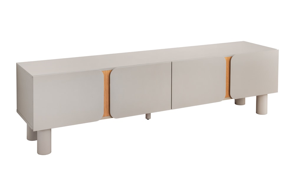 TV-Lowboard COSMO 180cm kaschmir beige Eiche Soft Close Stauraum