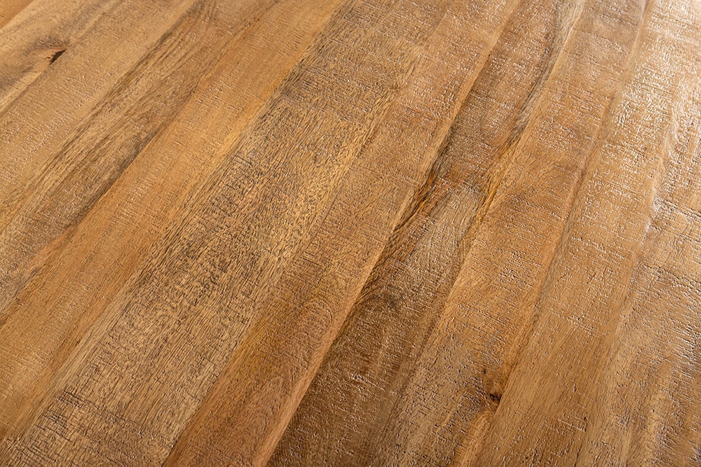 Runder Esstisch ART WOOD 120cm braun massiv Mangoholz