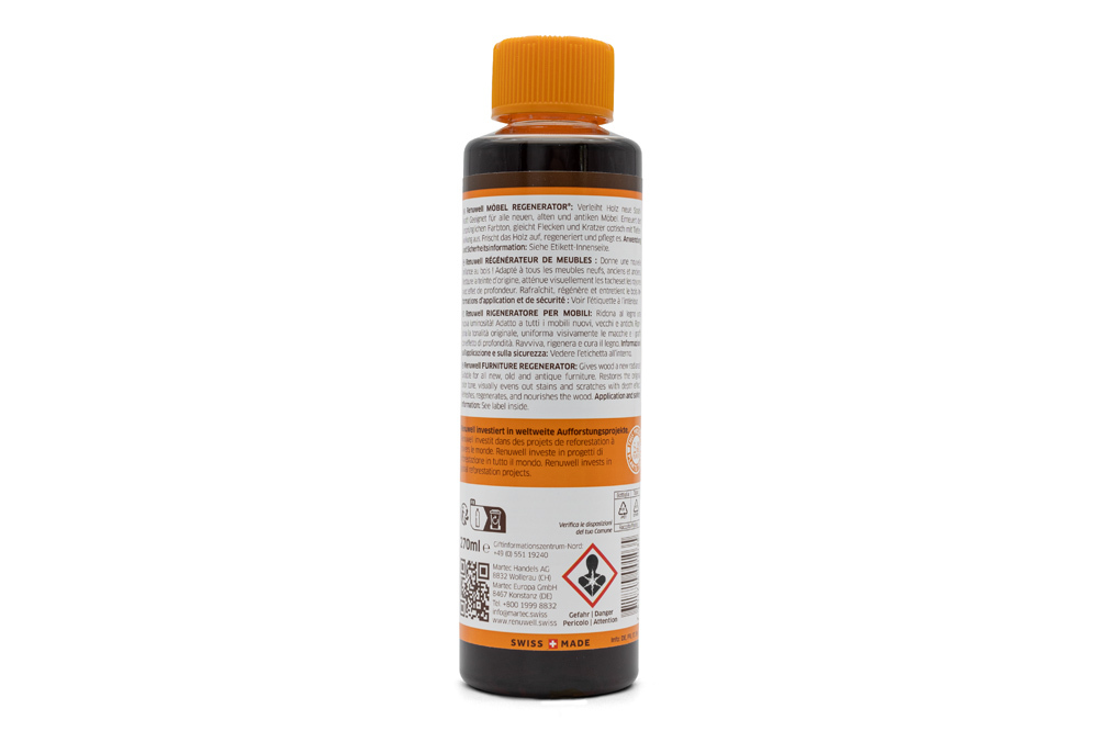 Renuwell MÖBEL REGENERATOR 270ml Pflegemittel für Tische Schränke Stühle Holzpflege