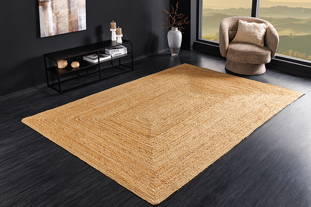 Flachgewebe Teppich PURE NATURE 230x160cm Jute handgewebt » Jetzt kaufen