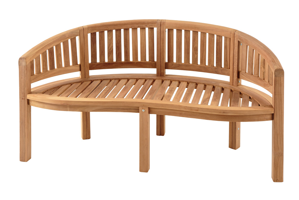 Massive Gartenbank XXL EMPIRE TEAK 150cm natur Teakholz
