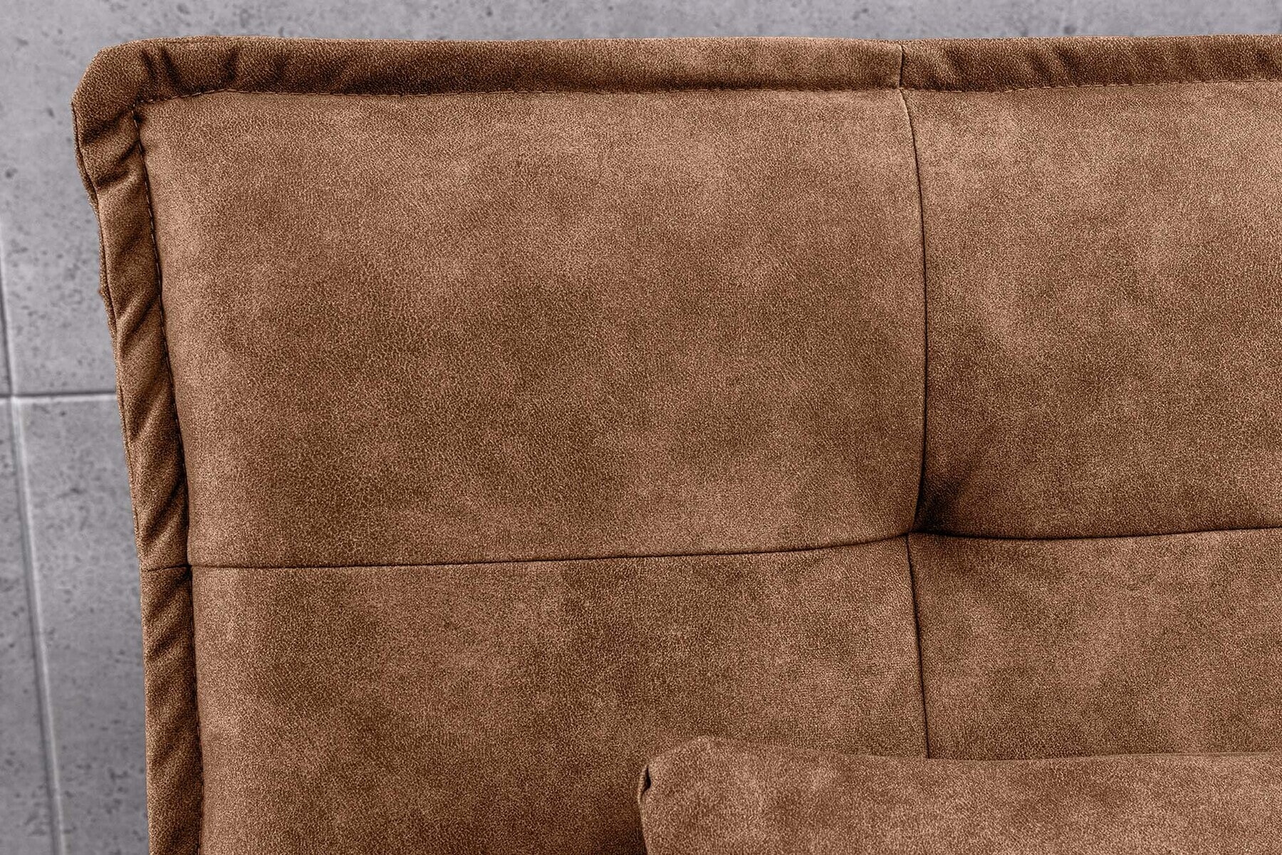 Modernes Schlafsofa JAZZ 190cm antik braun Microfaser 3-Sitzer Couch