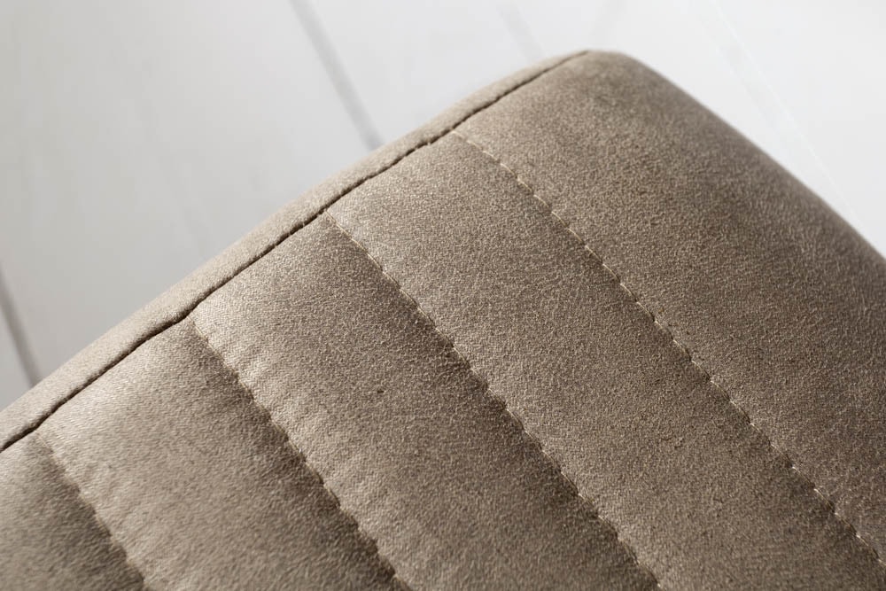 Industrial Freischwinger Stuhl APARTMENT antik taupe mit Metallgestell