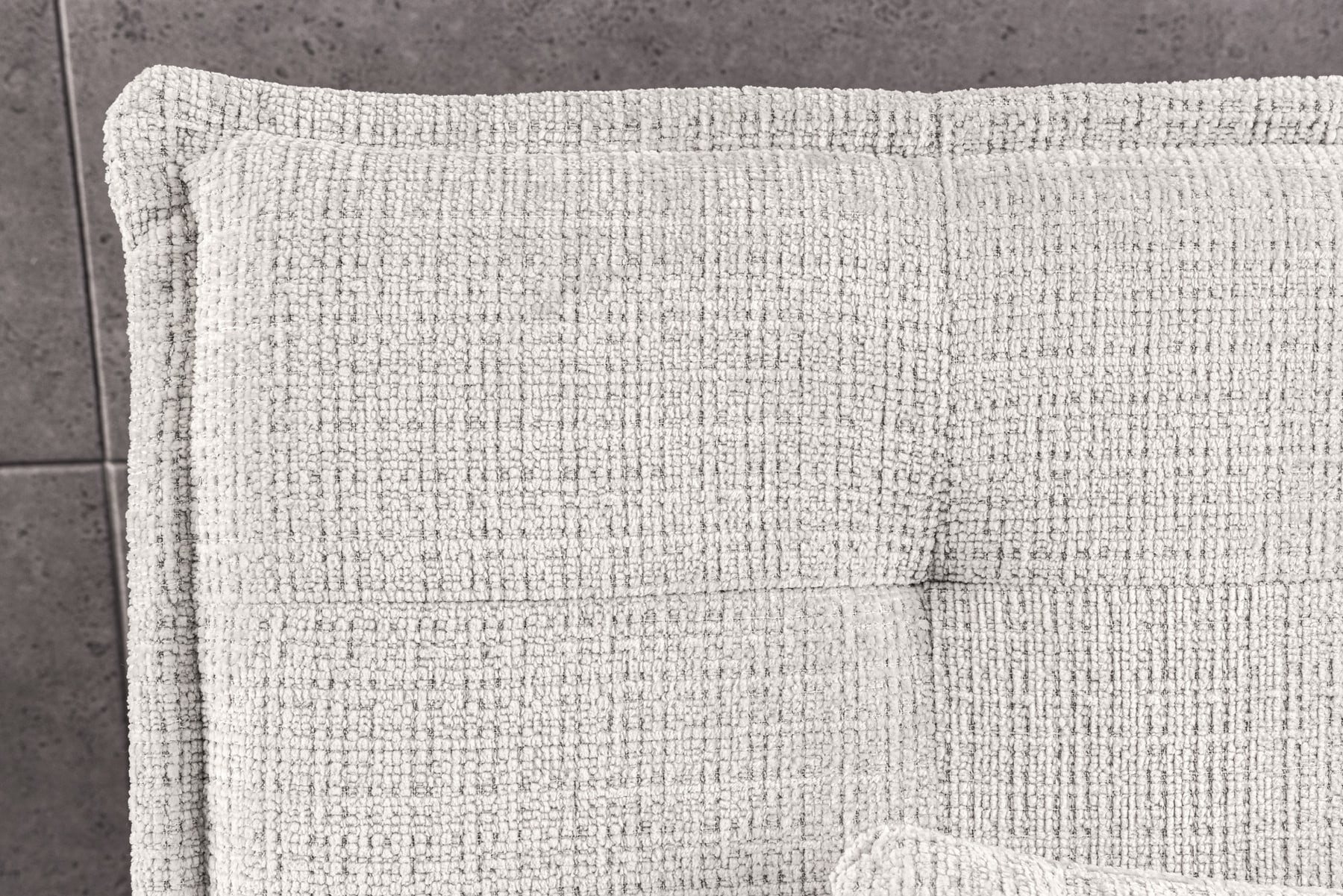Modernes Schlafsofa JAZZ 190cm champagner beige Chenille 3-Sitzer Couch
