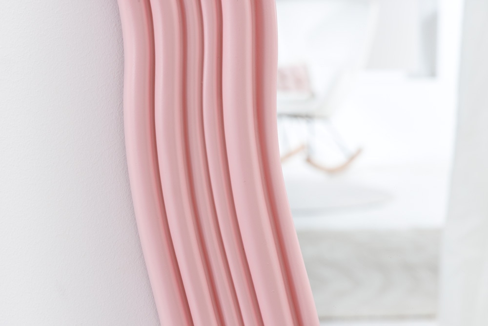 Design Wandspiegel ALICE II 100cm pastell rosa