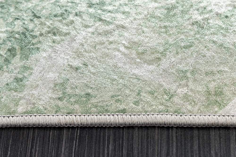 Moderner Teppich JUNGLE 230x160cm grün beige Flachgewebe Indoor-Teppich