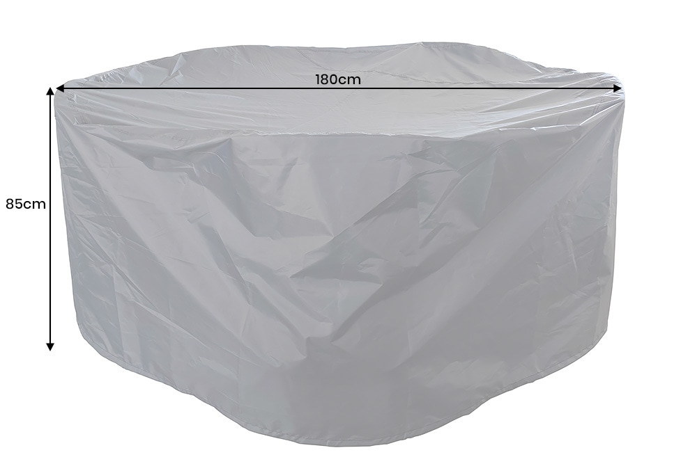 Runde Schutzhaube PRESTIGE PROTECT 180cm anthrazit Abdeckung Sitzgruppe wetterfest
