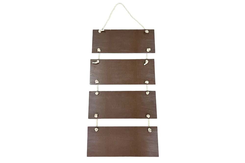 Maritimes Wandschild SURF & BEACH 110cm buntes Holzdesign Deko-Schild