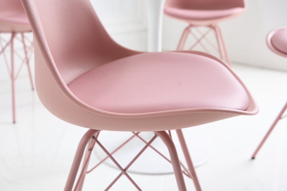 Retro Stuhl SCANDINAVIA MEISTERSTÜCK rosa