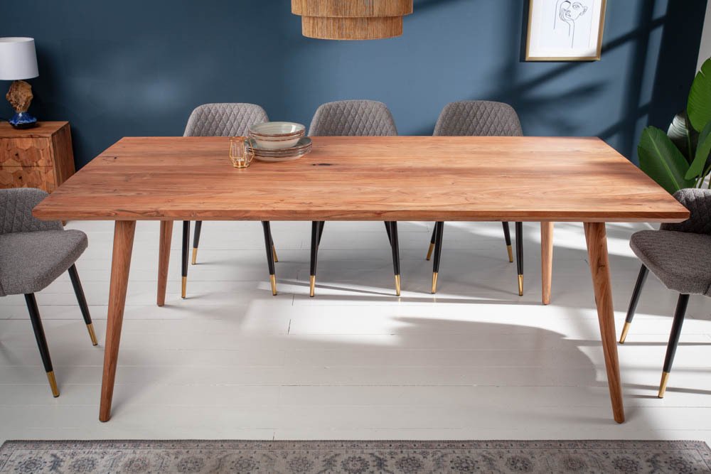 Massiver Esstisch MYSTIC LIVING 200cm Akazie natur Massivholz