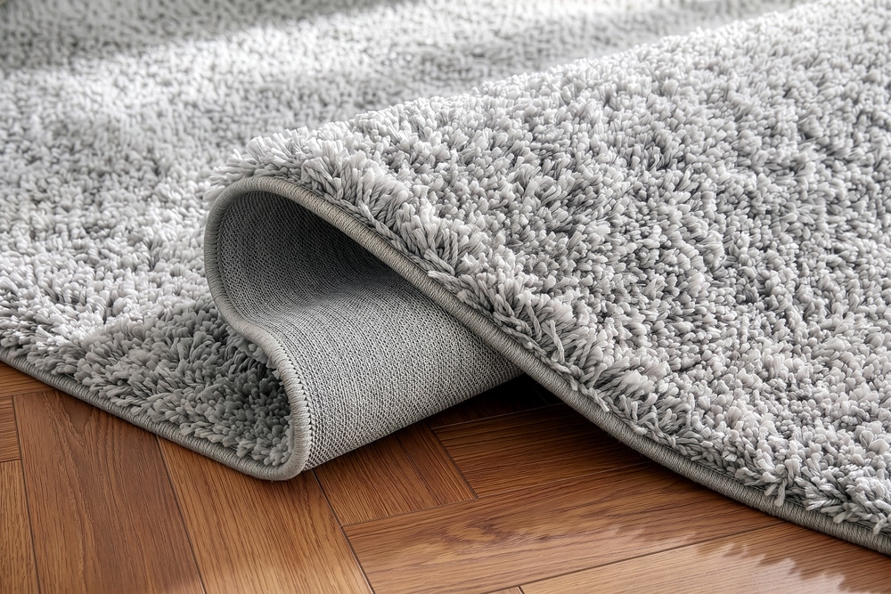 Design Teppich ORGANIC 230x160cm creme Hochflor Indoor-Teppich organische Form
