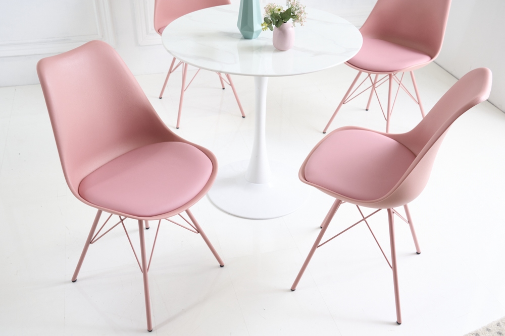 Retro Stuhl SCANDINAVIA MEISTERSTÜCK rosa
