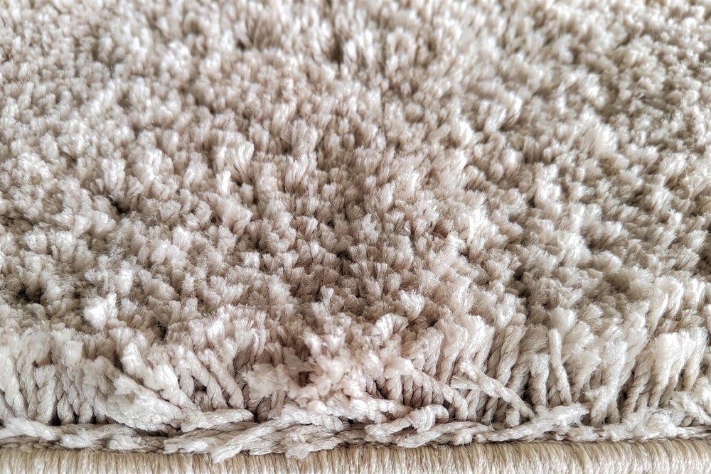 Design Teppich ORGANIC 230x160cm taupe Hochflor Indoor-Teppich organische Form