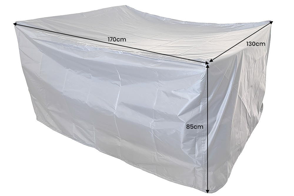 Rechteckige Schutzhaube PRESTIGE PROTECT 170cm anthrazit Abdeckung Sitzgruppe