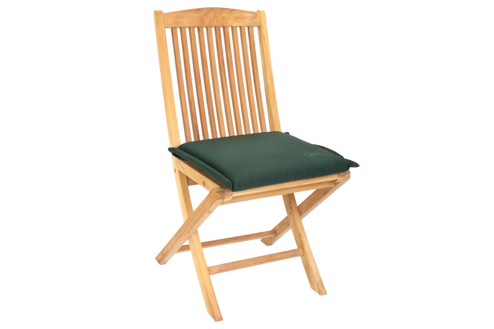 Outdoor Kissen ROG 40x42cm grün Sitzkissen Polster-Auflage für Gartenstuhl