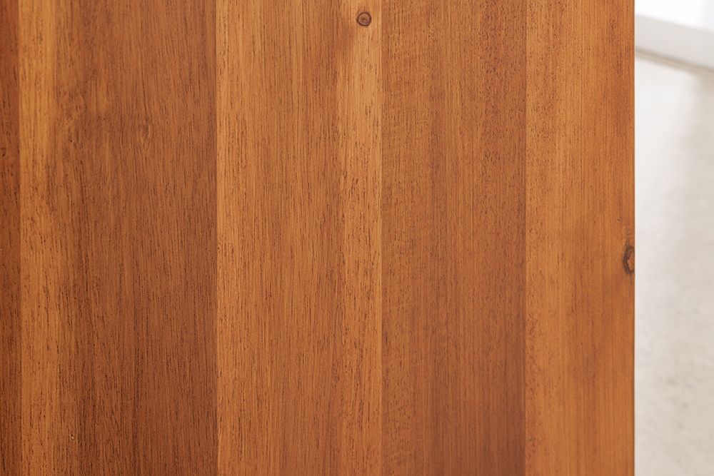 Massivholz Dekosäule COLUMNA 50cm braun Akazie Beistelltisch