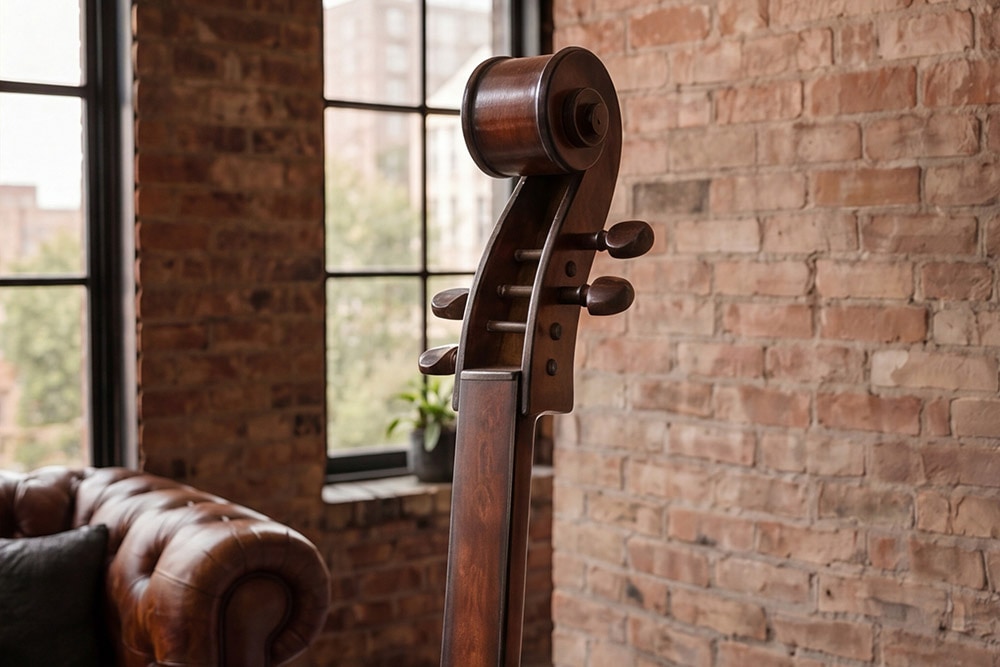 Extravagantes Weinregal CELLO 133cm braun Tannenholz für 10 Flaschen