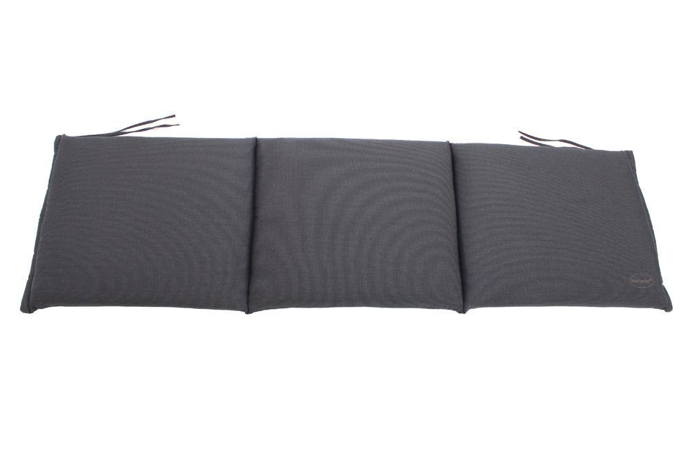 Outdoor Kissen ROG 45x150cm anthrazit Sitzkissen Polster-Auflage für 3-Sitzer Bank