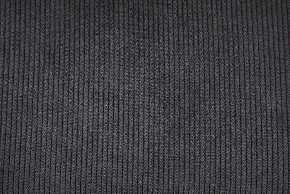 Industrial Design Stuhl DJANGO grau Cord mit Metallgestell