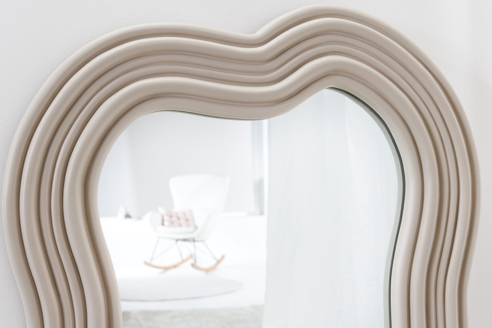 Design Wandspiegel ALICE II 100cm pastell greige