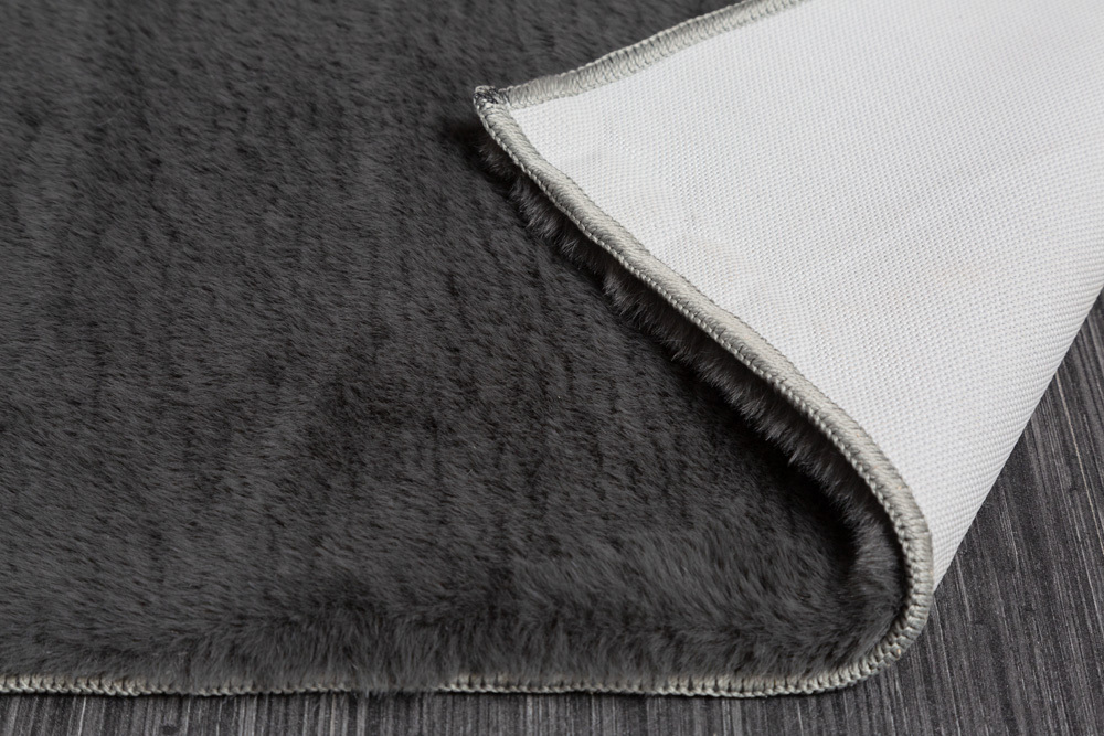 Moderner Teppich COZY CLOUD 230x160cm anthrazit Hochflor Indoor-Teppich Felloptik