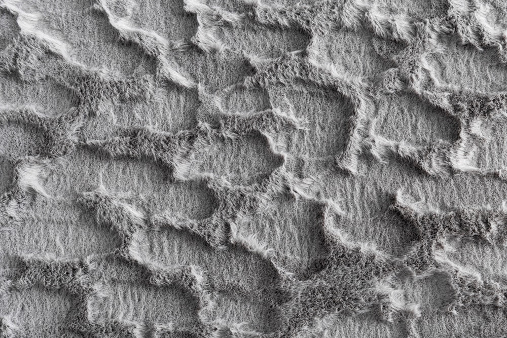 3D Hochflor Teppich DUNE 230x160cm anthrazit Hoch-Tief-Effekt