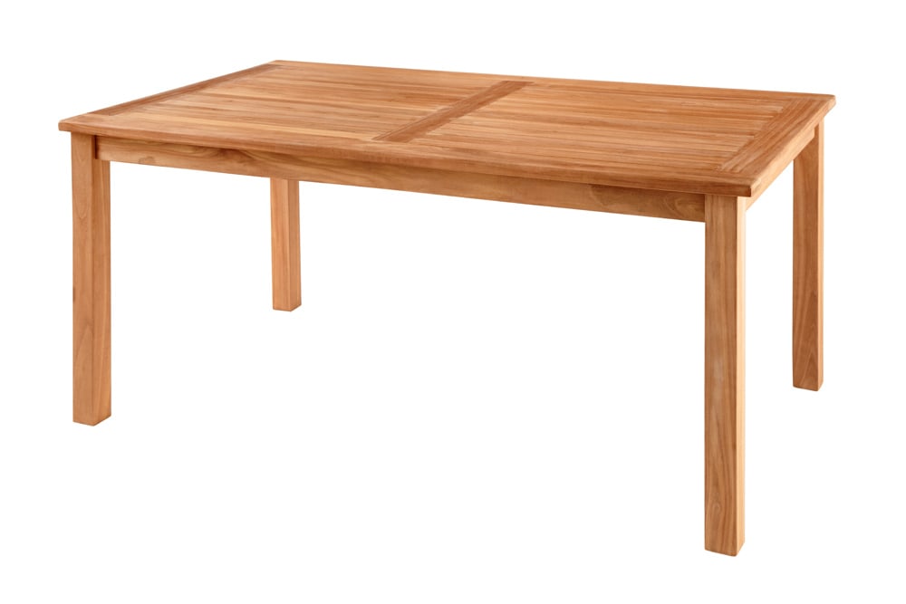 Massiver Gartentisch EMPIRE TEAK 150cm natur Teakholz