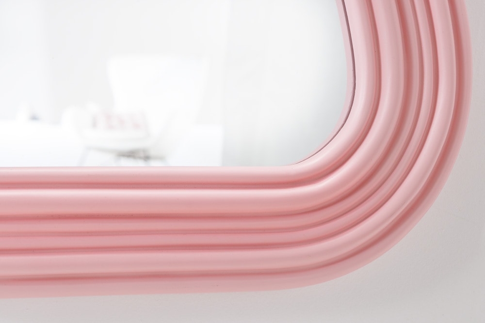 Design Wandspiegel ALICE II 100cm pastell rosa