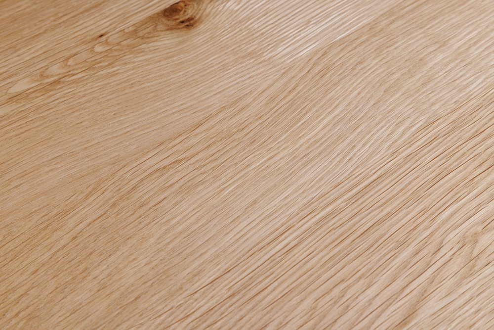 Massives TV-Lowboard LIVING EDGE 160cm natur Eichenholz Baumkante mit Hairpin Legs