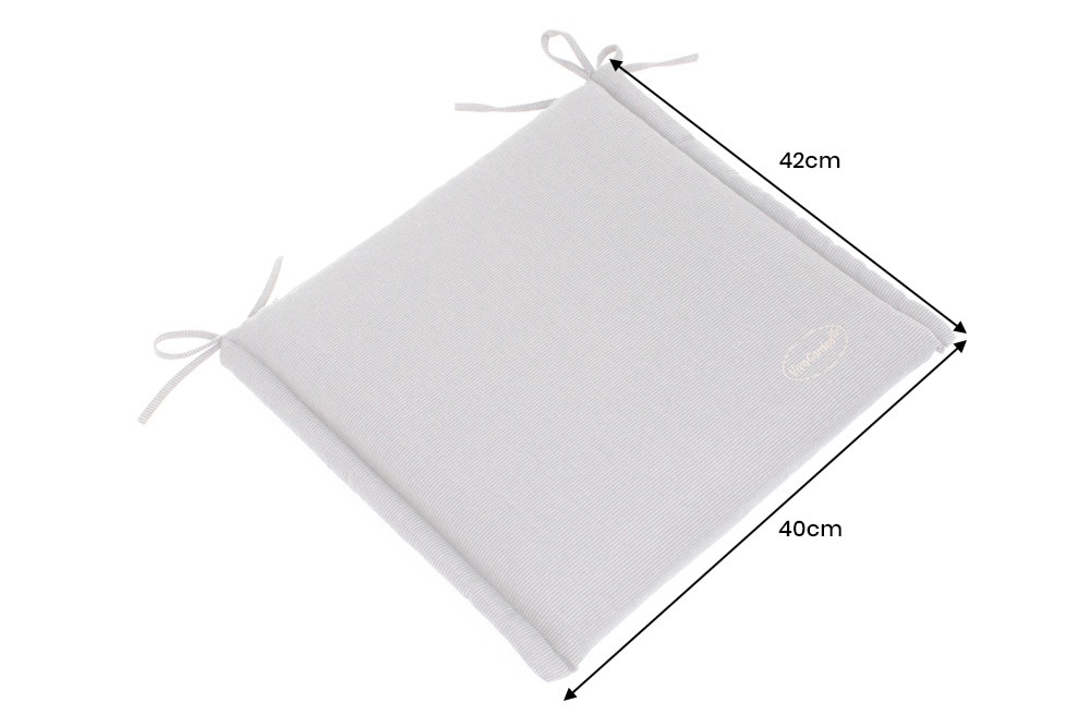 Outdoor Kissen ROG 40x42cm beige Sitzkissen Polster-Auflage für Gartenstuhl