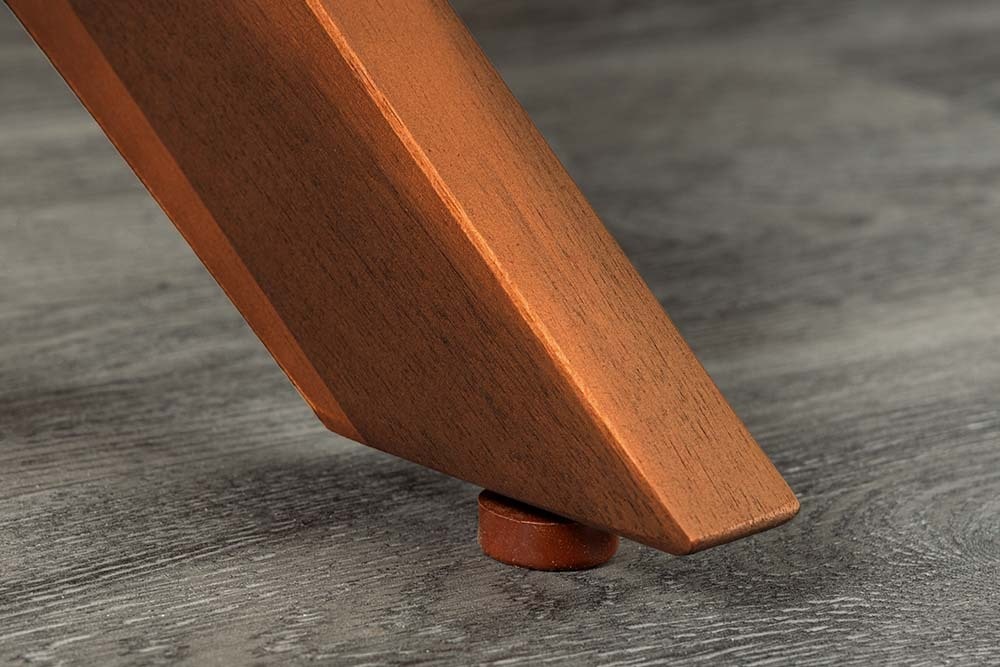Runder Gartentisch KOPENHAGEN 140cm braun Akazienholz honey finish wetterfest