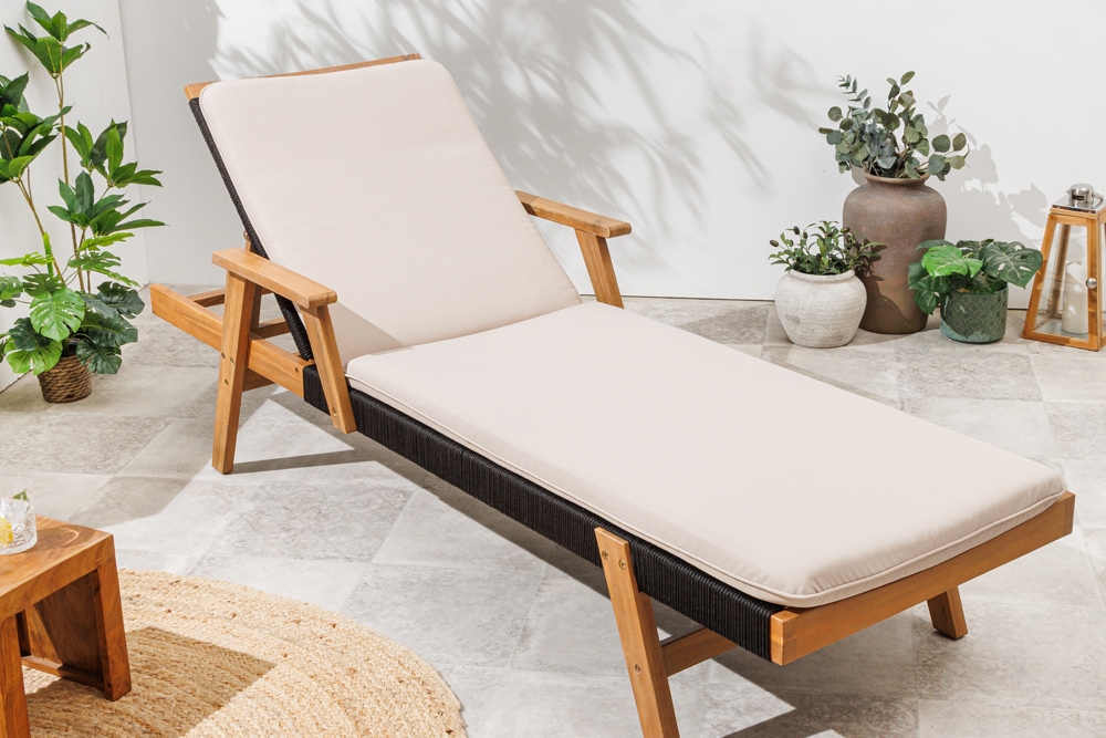 Outdoor Auflage COMFORT LINE 60x192cm beige Polsterkissen für Sonnenliege » Jetzt kaufen