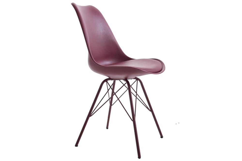 Retro Stuhl SCANDINAVIA MEISTERSTÜCK rot
